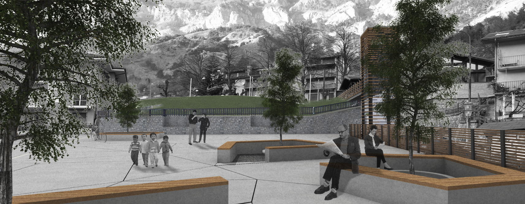 Riqualificazione Piazza Nuova - Aisone (CN)